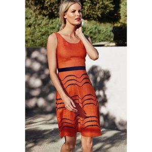 Boden Orange Asymmetrical Dress